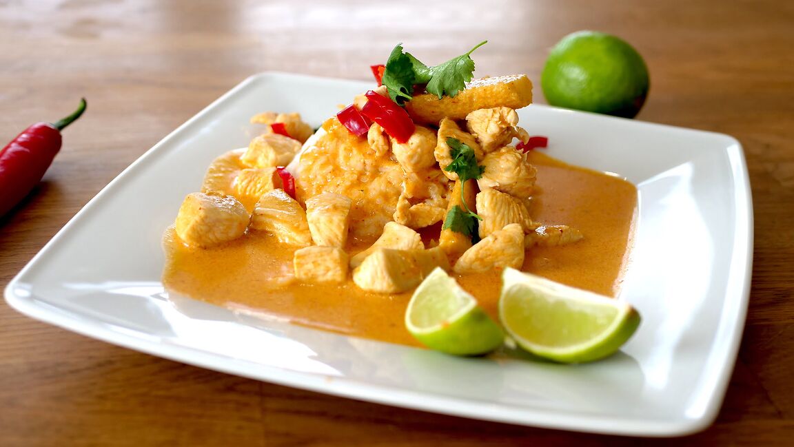 Kurczak z Czerwonym Curry